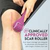 scarroller Scar Tissue Massager for Post-Surgery Recovery, Silicone Ice Massage for Post-Surgery Incision Swelling and Soreness, Joint Roller for Improved Range of Motion and Flexibility. Purple view 3