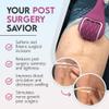 scarroller Scar Tissue Massager for Post-Surgery Recovery, Silicone Ice Massage for Post-Surgery Incision Swelling and Soreness, Joint Roller for Improved Range of Motion and Flexibility. Purple view 4