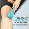 scarroller Scar Tissue Massager for Post-Surgery Recovery, Silicone Ice Massage for Post-Surgery Incision Swelling and Soreness, Joint Roller for Improved Range of Motion and Flexibility. Teal view 3