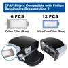 18PCS CPAP Filters Compatible with DreamStation 2, Replacement Kit 6 Reusable Pollen Filters 12 Disposable Ultra-Fine Filters, Replacement CPAP Filter Supplies Compatible with Philips DreamStation 2 view 2