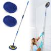 Wall Cleaner, Max 66'' Wall Mop with Long Handle, Ceiling Dust Mop with 15 Labor-Saving Elbow Extension Pole, Baseboard Duster Washer Scrubber, High Reach Window Cleaning Brush, Roof Cleaning Tool-BU view 1