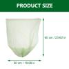 100pcs Light Trash Bags Leak Corn Starch Waste Bags for Home Kitchen and Office Use and Extra Strong Rubbish Liners view 2