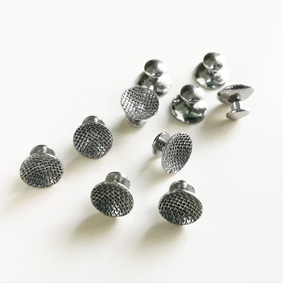 100 Pcs DentalTech Dental Orthodontic Braces Lingual Buttons Bondable Round Mesh Base,10pcs/Pack