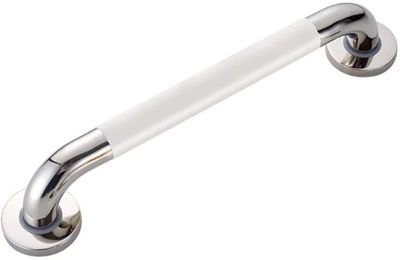 HongLianRiven Bath Handle Towel Rail Safe Handrail Bathtub Grab Rail Bathroom Grab Bar Toilet Elderly Handrail Support Railing Skidproof Handle Accessible Armrest (Color : Silver, Size : 68cm)