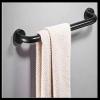 HongLianRiven Bath Handle Towel Rail Handrail Grab Bar Bathroom Bathtub Grab Rail Towel Rack Stairway Toilet Handle Safety Armrest Aid Support Grip, Elderly Disabled (Color : Black, Size : 32cm) view 3