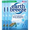 Earth Breeze Laundry Detergent Sheets Fresh Scent - 60 Loads per package. Eco Liquidless Soap - Travel-Friendly for Hot & Cold Cycles, Tackles Tough Stains & Odors - Gentle on Skin, 30 sheets (3 Pack) view 1