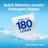 Earth Breeze Laundry Detergent Sheets Fresh Scent - 60 Loads per package. Eco Liquidless Soap - Travel-Friendly for Hot & Cold Cycles, Tackles Tough Stains & Odors - Gentle on Skin, 30 sheets (3 Pack) view 4