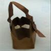 2 Small Brown Chocolate Organza Jewelry 3x2x3" Gift Tote Bags Satin Bow Handle Jewelry Making For You view 4
