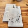 Glitter Print Personalized Airlaid Napkin custom printed, Linen-feel, Disposable, high absorbent, Soft & Perfect Built-in Flatware Pocket for bithday, baby shower, Party, Weddings or Events view 4