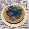 10 PCS Colorful Fluorite Crystal Heart Stone Thicken Natural Polished Love Heart Shaped Healing Stones Palm Gemstones Set Bulk Gifts Wholesale Reiki Energy Balancing Meditation Mothers Day Gifts Bulk view 4