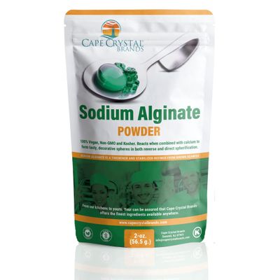 Reverse Spherification Value Kit 4-oz. Sodium Alginate Combined with Calcium Lactate Gluconate