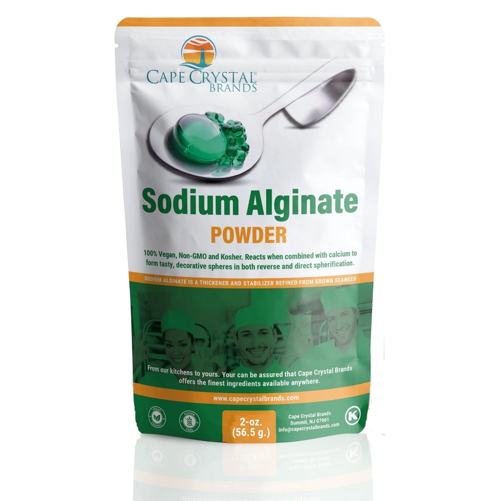 Reverse Spherification Value Kit 4-oz. Sodium Alginate Combined with Calcium Lactate Gluconate