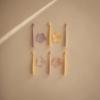 mushie Flower Toddler Training Toothbrush (Blush) view 2
