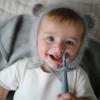 mushie Star Toddler Training Toothbrush (Cambridge Blue) view 3