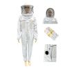benefitbee Beekeeping Suit w/Gloves Veil, Magnetic Clip, XXL Size view 1