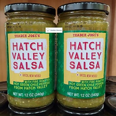 Trader Joes Hatch Valley Salsa 12oz 340g (Two Bottles)