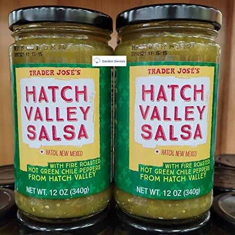 Trader Joes Hatch Valley Salsa 12oz 340g (Two Bottles)