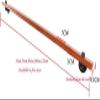 Bath Handle Towel Rail Safety Handrail Grab Bar Grab Rails Safety Support Rail Steel Bathroom/Shower Handrail, Armrest Anti-Slip Handrail (Size : 30CM) view 2