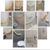 HongLianRiven Bath Handle Towel Rail Non-Slip Grab BarHandrail Safety Handle Bathtub Bathroom Toilet Slip Handrail Elderly Rotating Luminous Guardwall (Color : White, Size : 30 * 30mm) view 3