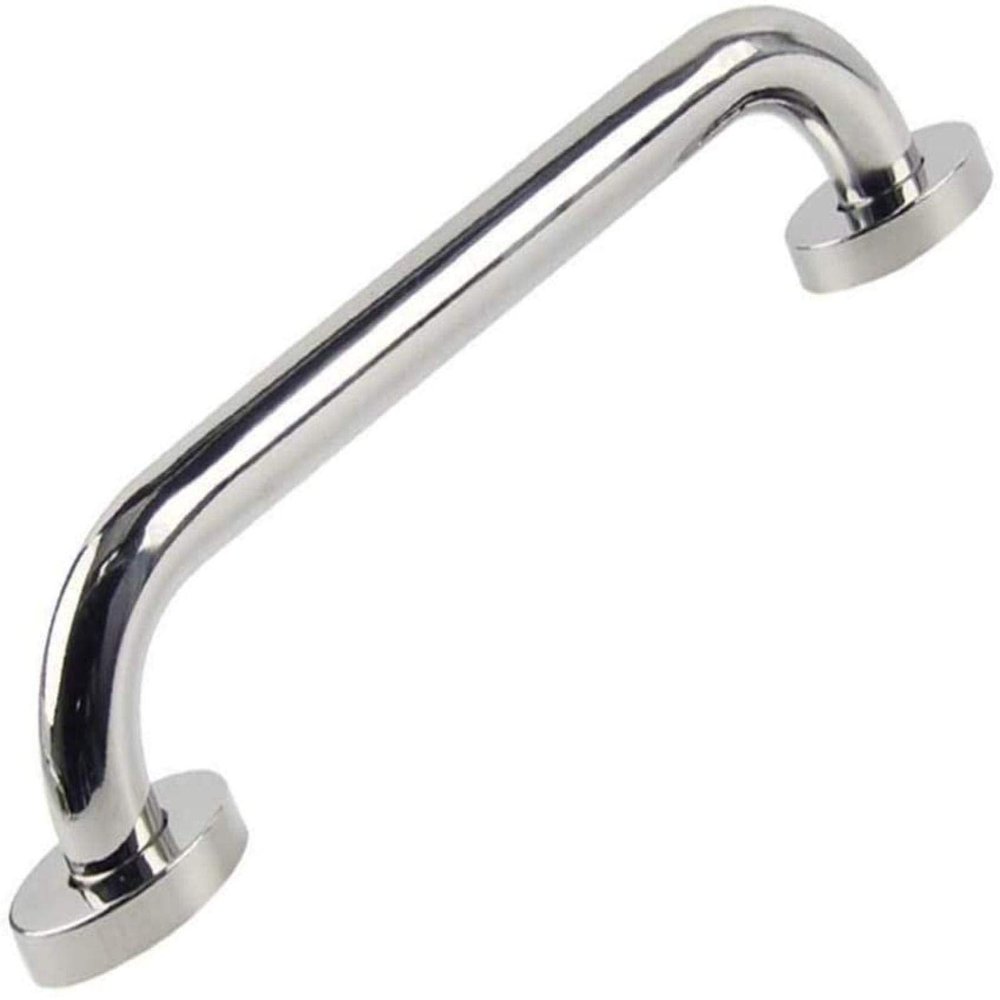 HongLianRiven Bath Handle Towel Rail Bathroom Safety Handrail,Grab Bar Shower Wall-Mounted Rail Children Elderly Antirust Thicken Towel Hanger (Color : Silver, Size : 500mm)