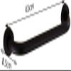 HongLianRiven Bath Handle Towel Rail Grab Bars for Bathtubs Showers, Wall Mount Safety Support Grip Bathroom Toilet Anti-Slip Assist Handrail Disabled Elderly Children (Size : 43CM) view 4