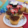 The Batman Heart Love Cupcake Picks Toppers Decoration Set of 6 view 4