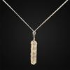 VIE Naturals Wire Wrapped Pencil Pendant, Selenite, 25-30mm view 4