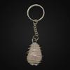 VIE Naturals Wire Wrapped Tumbled Stone Keychain, Rose Quartz view 4