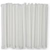 DuraHome Plastic Straws Individually Wrapped BPA Free Restaurant Style Disposable Straw (10.25" Long Straws, White) view 1