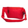 NOVAMEDIC First Aid Fanny Pack Stocked with 75 Piece Emergency Essentials, 8"x2"x6", Waist Bag w/ 3 Zippered Compartments & Adjustable Strap for Lifeguard, Hiking, Travel Men & Women, Durable, Red view 3