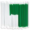 DuraHome Green Plastic Straws Individually Wrapped 1000, Long 10.25" inch BPA Free Restaurant Style Disposable Drinking Straw 0.24" Wide, for Coffee House, Diner or Home, Decorative Display Boxes view 1