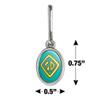 Scooby-Doo Tag Antiqued Oval Charm Clothes Purse Suitcase Backpack Zipper Pull Aid view 4
