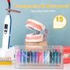 faruijie Power Chain Organizer Case - Dental Orthodontic Elastic Rubber Chain Dispenser Orthodontic Braces Rubber Band Acrylic Holder with Lid view 3