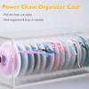 faruijie Power Chain Organizer Case - Dental Orthodontic Elastic Rubber Chain Dispenser Orthodontic Braces Rubber Band Acrylic Holder with Lid view 4