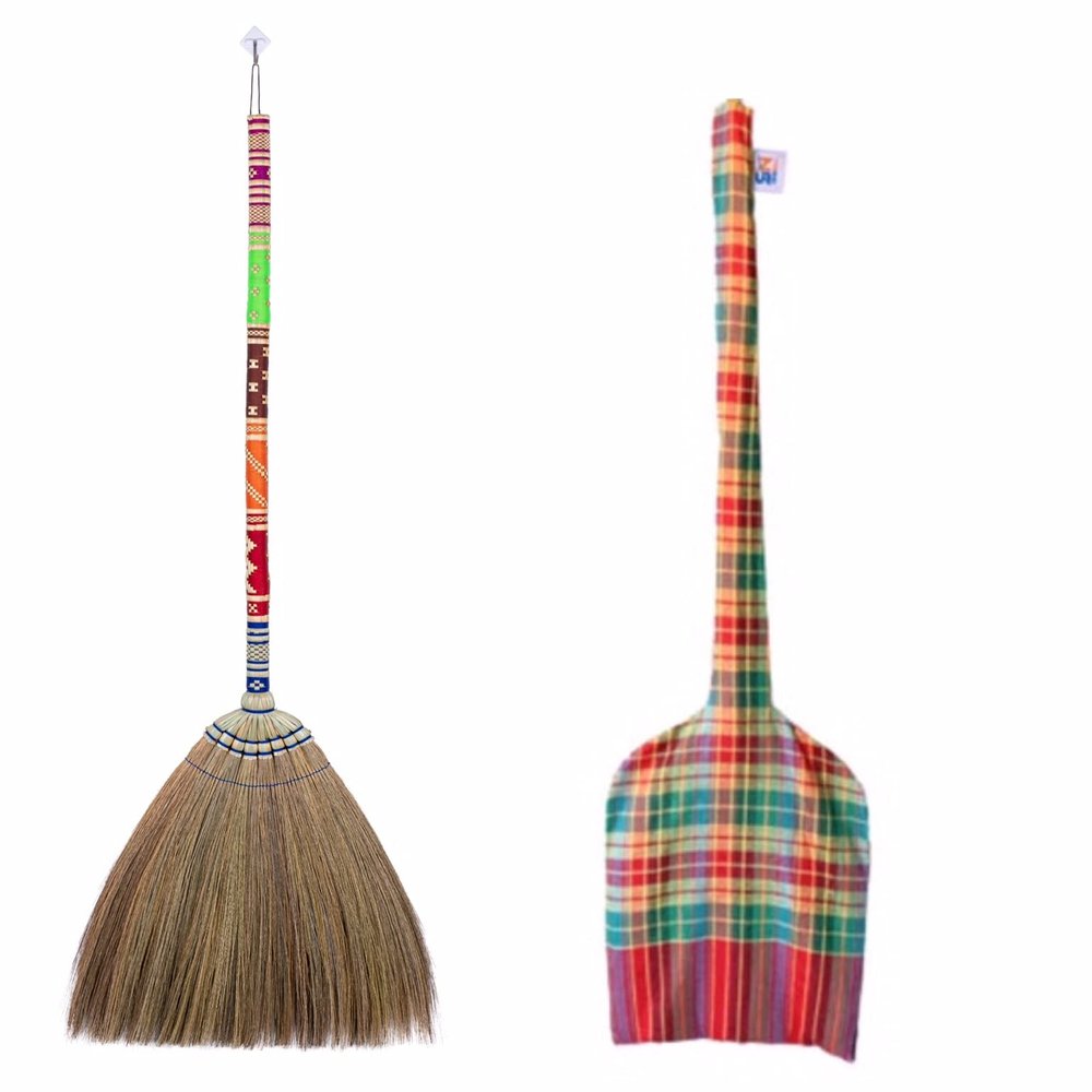 40 inchTall of Asian Straw Broom for Sweeping Dirt, Dust, Debris Handmade