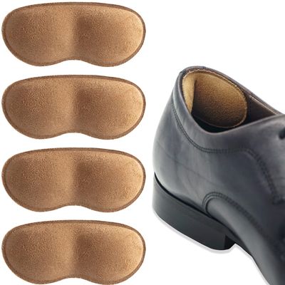 Dr.Foot Heel Grips for Men and Women, Self-Adhesive Heel Cushion Inserts Prevent Heel Slipping, Rubbing, Blisters, Foot Pain, and Improve Shoe Fit - 2pairs(Brown)
