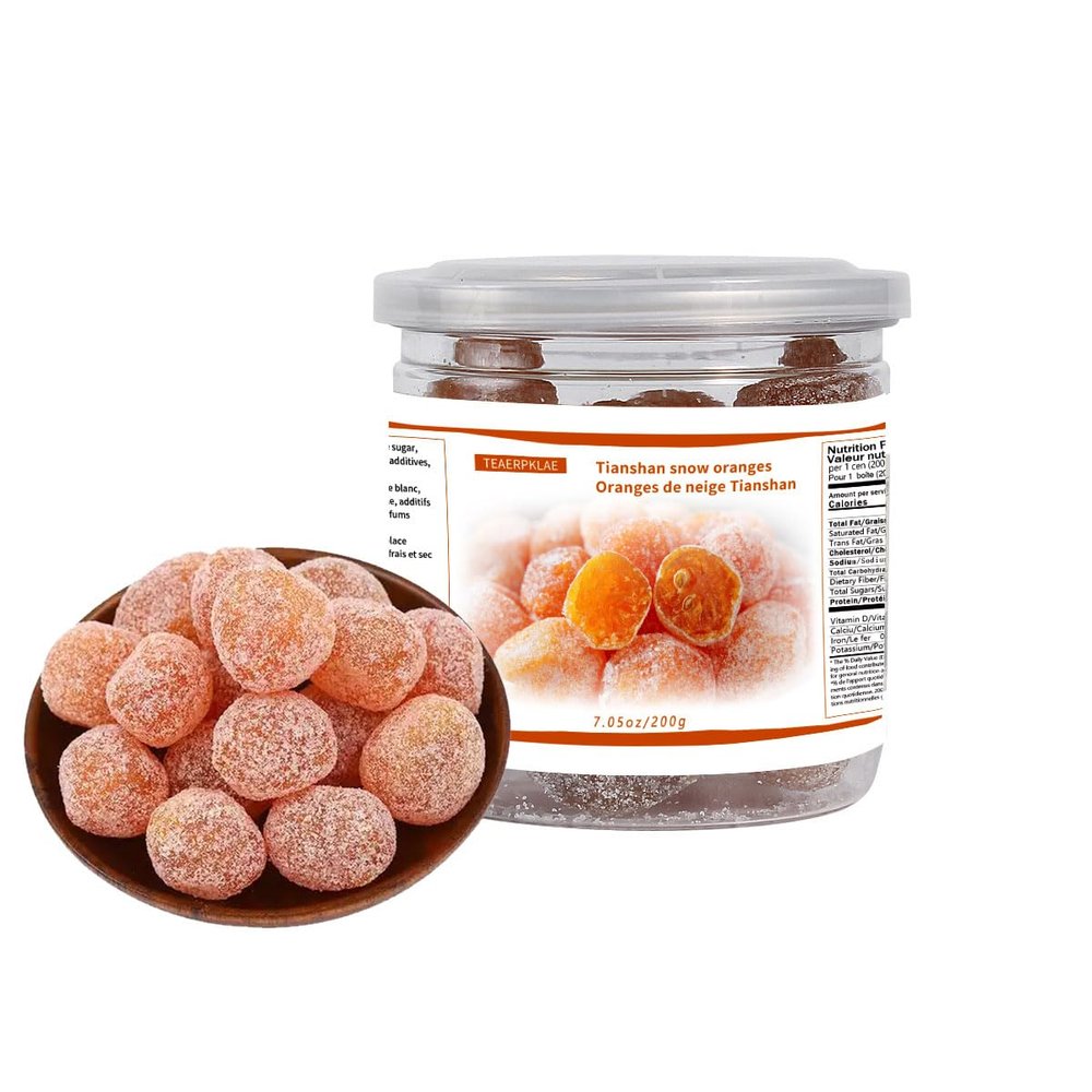 Tianshan snow orange dry casual snack small kumquat dry rock candy kumquat candied fruit 7.05 oz/200g