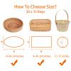 Awpeye Clear Basket Bags 20Pack Large Cellophane Gift Bags for Baskets Cellophane Wrap for Gift 2 Mil Thick (26"x33") view 2