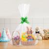 Awpeye Clear Basket Bags 20Pack Large Cellophane Gift Bags for Baskets Cellophane Wrap for Gift 2 Mil Thick (32"x42") view 3