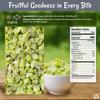 Oh! Nuts Dried Kiwi - 1 LB - Sweetened Dried Fruit Diced - Dehydrated Fruit Bites - Packed in New York Zip-Seal Bag for Exceptional Freshness view 2