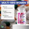 America Medic & Science Multivitamins for Women, Multi-NRG, 45 Coated Caplets, One Daily, Immune Support Supplements, Vitamin C & B Complex, Vital Micro-Nutrients & Natural Herbal Ingredients. view 2