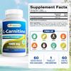 Best Naturals L-Carnitine 1000mg 60 Tablets (60 Count (Pack of 2)) view 2