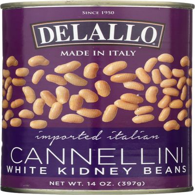 Delallo Bean Cannellini, 14 Oz (Pack Of 12)