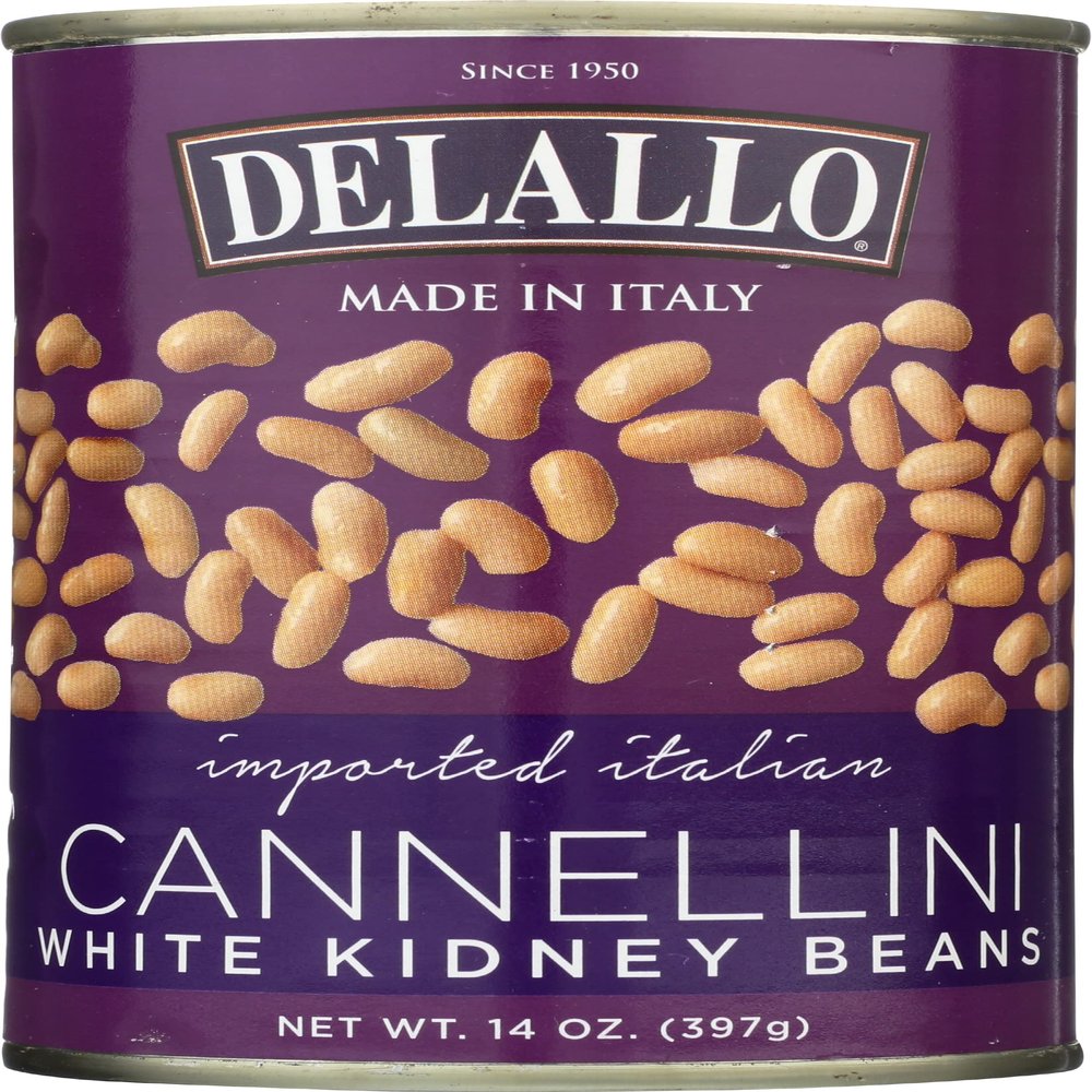 Delallo Bean Cannellini, 14 Oz (Pack Of 12)