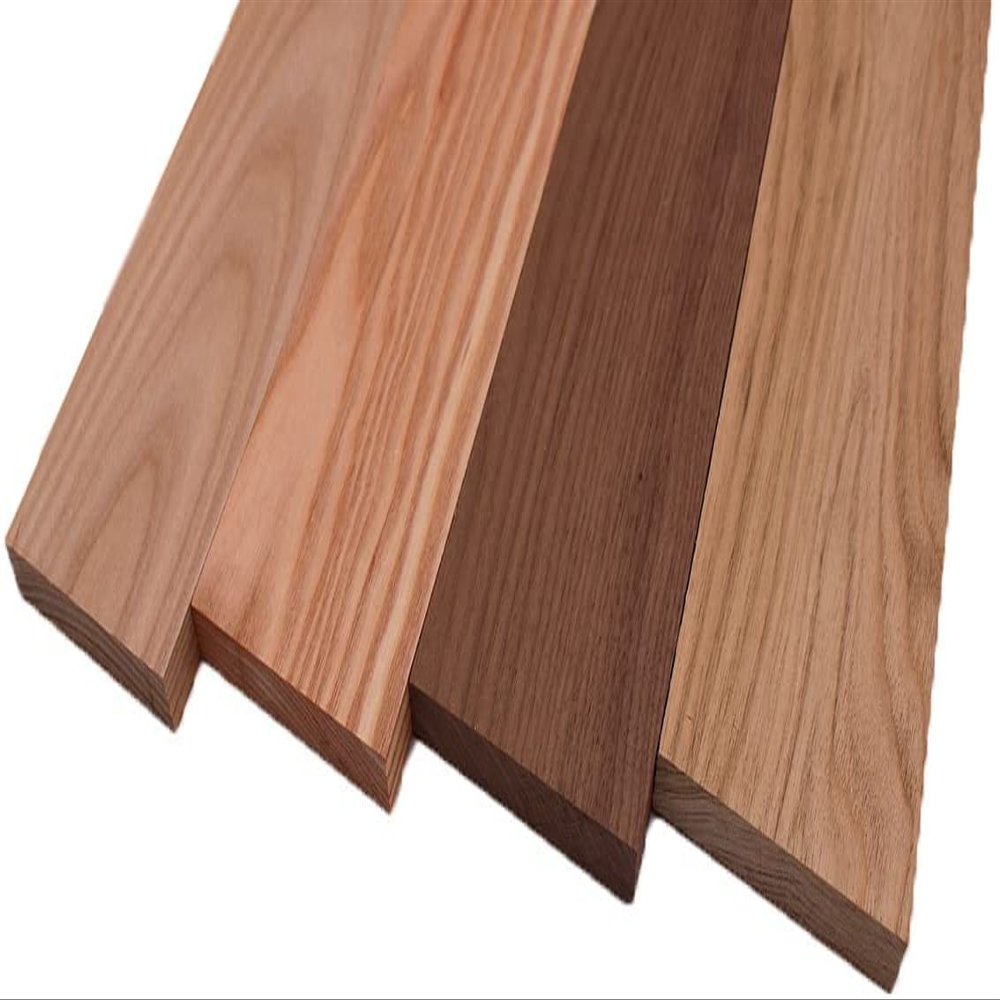 Domestic Exotic Variety Pack - Grey Elm, Coffee Nut, Walnut, Butternut - 3/4" x 4" (4 Pcs) (3/4" x 4" x 12")