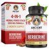 Ancient Bliss Berberine HCL 1200mg with Ceylon Cinnamon, Bitter Melon, and Green Tea Extract - 120 Capsules view 1