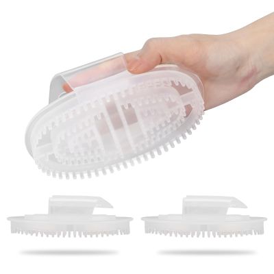 2PCS 2Pcs Meridian Massage Brush, Portable Body Scraping Massage Brush Anti Cellulite Jelly Scrubber Deep Tissue Massager for Back, Foot, Neck, Shoulder, Leg, Calf