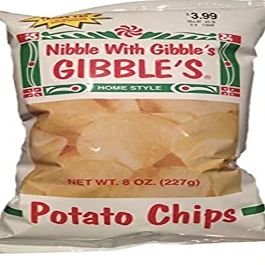 Gibbles Plain Potato Chip (2-8oz)