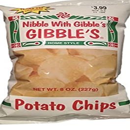 Gibbles Plain Potato Chip (2-8oz)