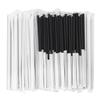 [300 Pcs] Biodegradable Compostable Individually Wrapped Straws - PLA Disposable Plant Based Black Straws (8.25" LongX0.23" Wide) view 1